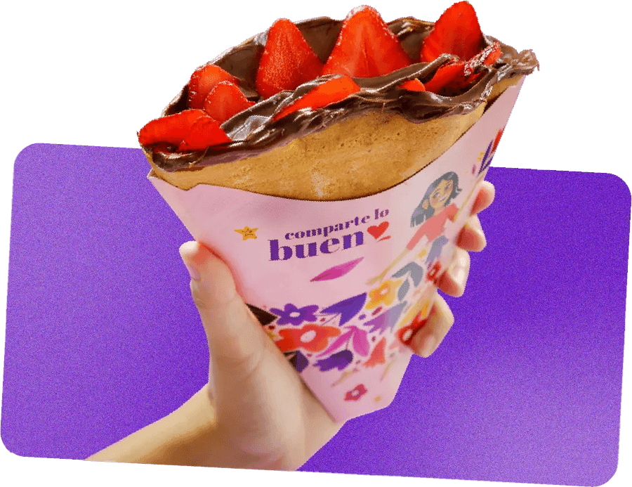 Crêpe Nutella Lover con fresas